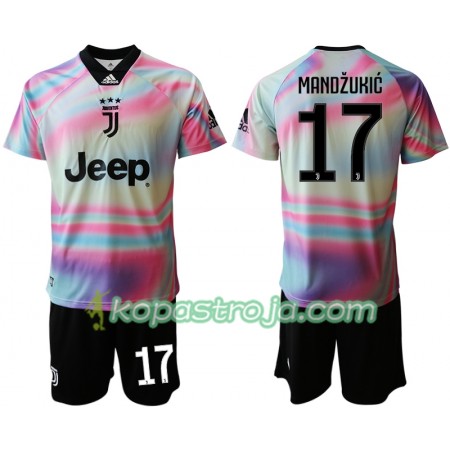Billiga Fotbollströjor Juventus MANDZUKIC 17 Barn EA Sport 2018/19 Kortärmad